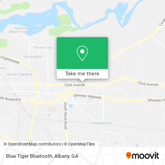 Blue Tiger Bluetooth map
