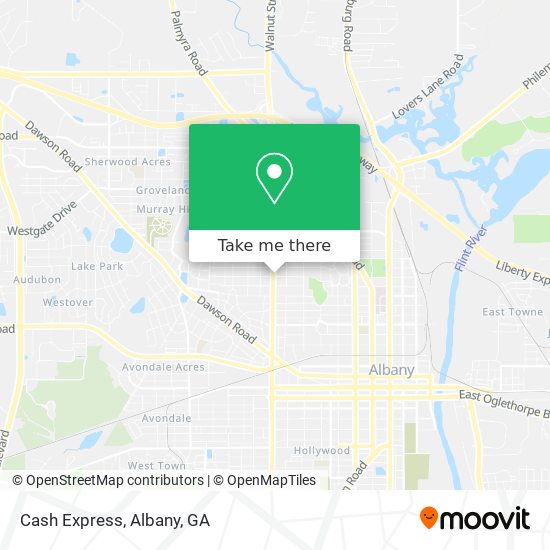 Cash Express map