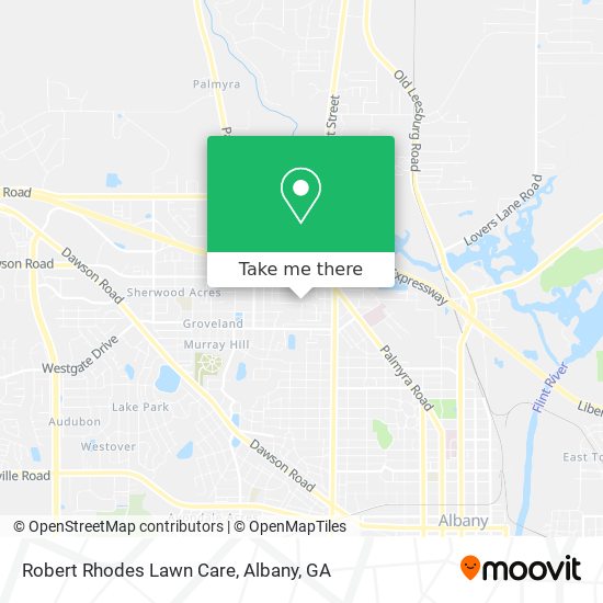 Robert Rhodes Lawn Care map