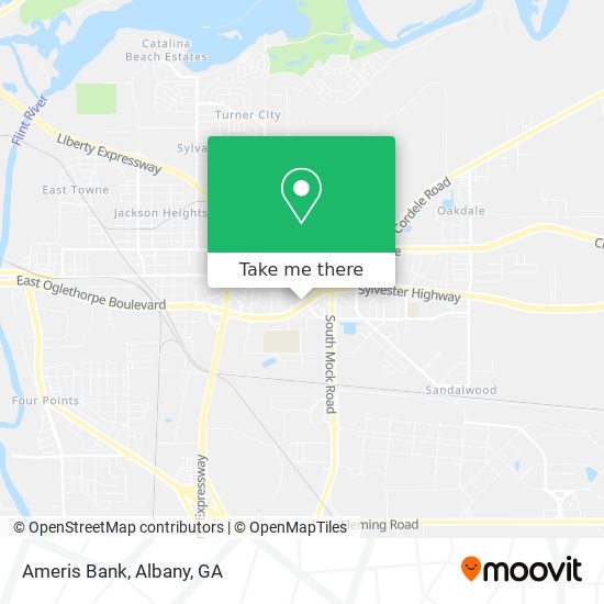 Ameris Bank map