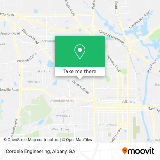 Cordele Engineering map