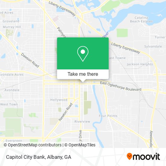 Capitol City Bank map