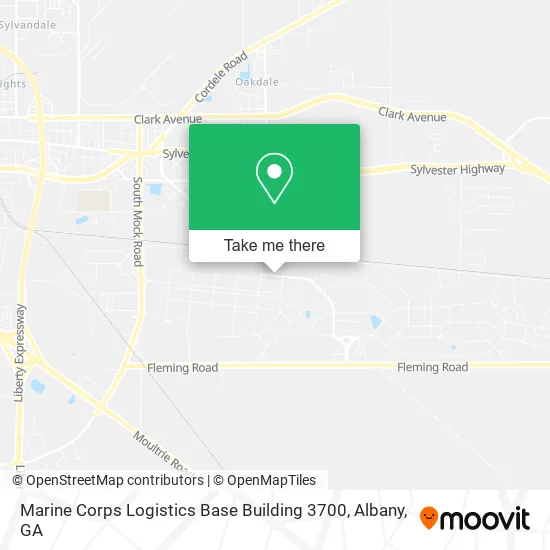 Marine Corps Logistics Base Building 3700 map
