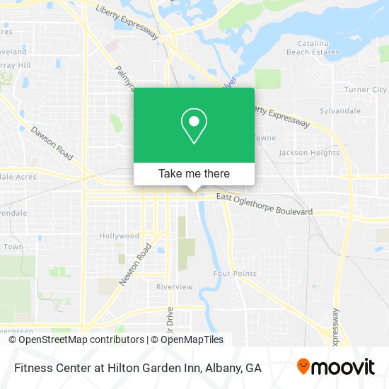 Fitness Center at Hilton Garden Inn map