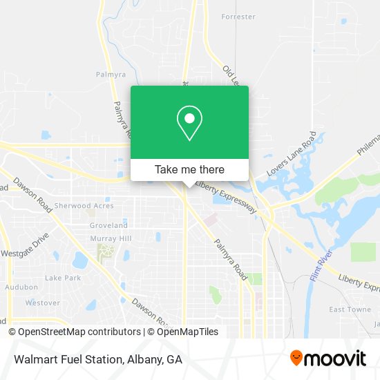 Mapa de Walmart Fuel Station