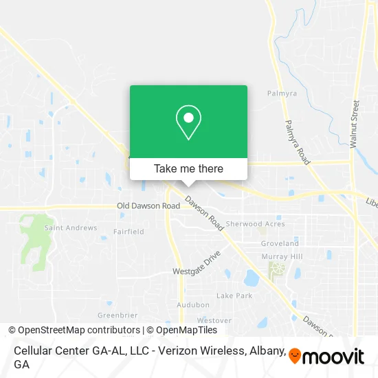 Cellular Center GA-AL, LLC - Verizon Wireless map