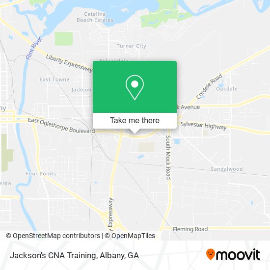 Mapa de Jackson's CNA Training