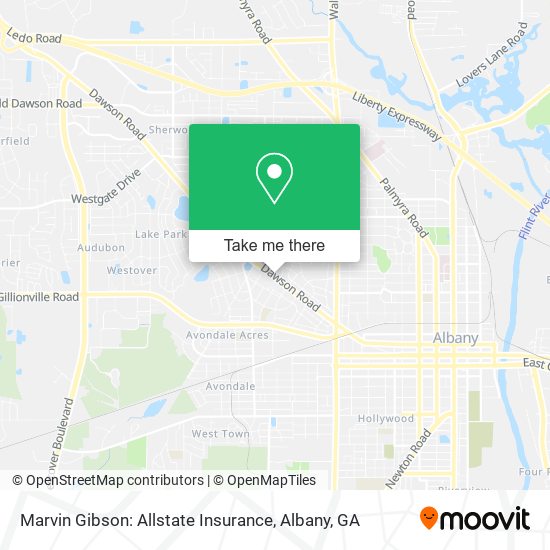 Mapa de Marvin Gibson: Allstate Insurance