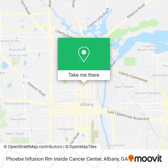Phoebe Infusion Rm Inside Cancer Center map