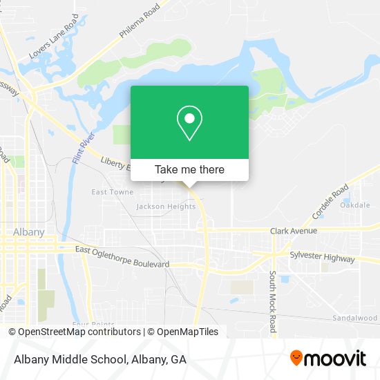 Mapa de Albany Middle School