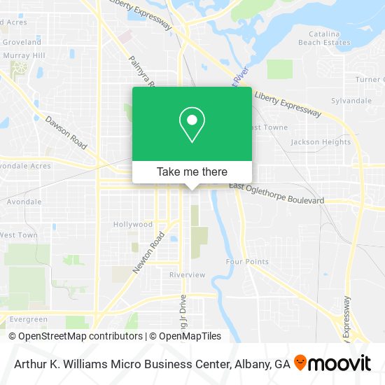 Mapa de Arthur K. Williams Micro Business Center