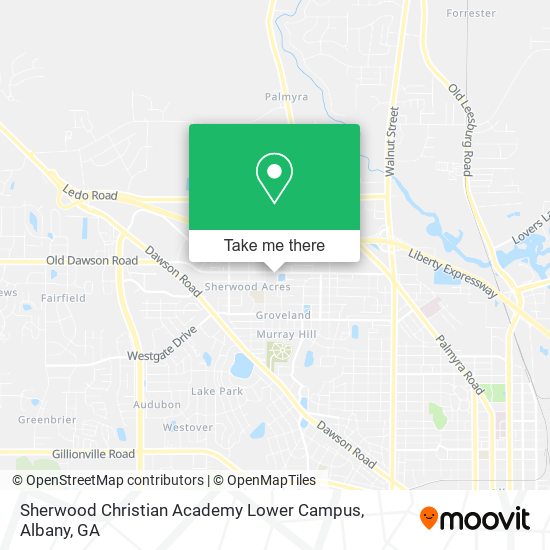Sherwood Christian Academy Lower Campus map