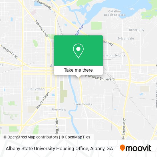 Mapa de Albany State University Housing Office