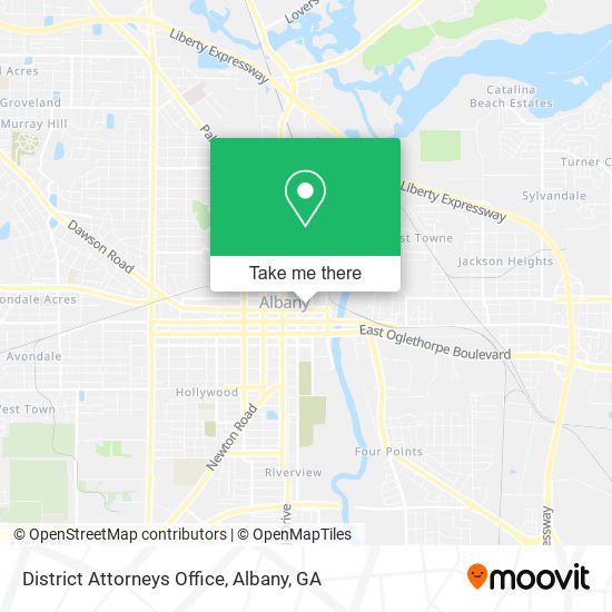 Mapa de District Attorneys Office