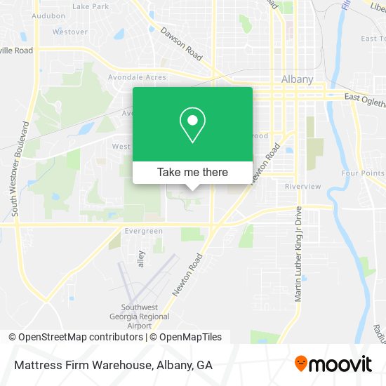 Mapa de Mattress Firm Warehouse