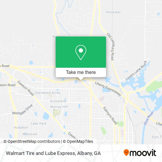Mapa de Walmart Tire and Lube Express