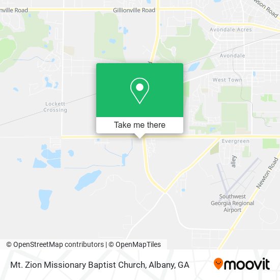 Mapa de Mt. Zion Missionary Baptist Church