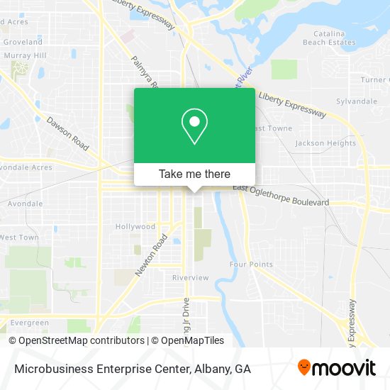 Microbusiness Enterprise Center map