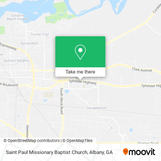 Saint Paul Missionary Baptist Church map