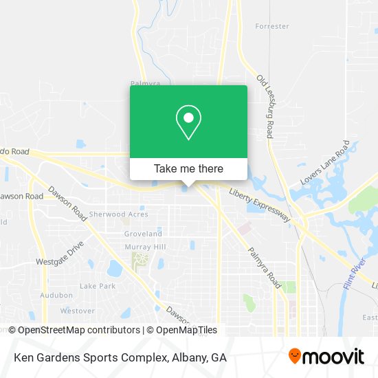 Ken Gardens Sports Complex map