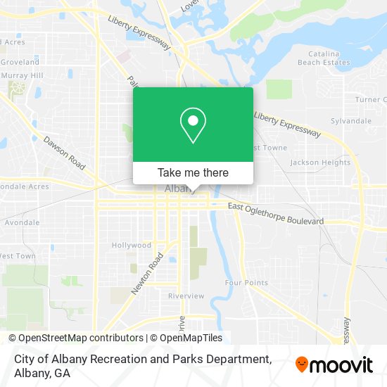 Mapa de City of Albany Recreation and Parks Department