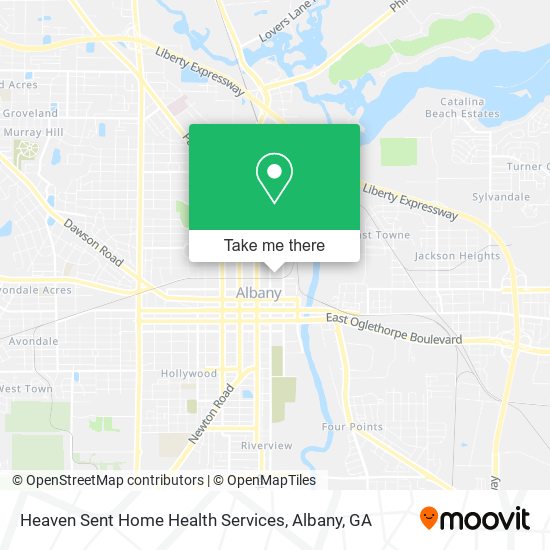 Mapa de Heaven Sent Home Health Services