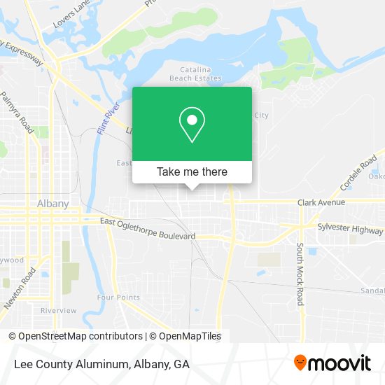 Mapa de Lee County Aluminum