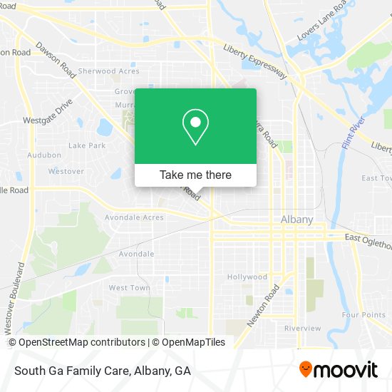 South Ga Family Care map