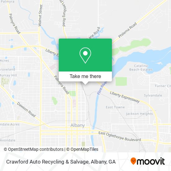 Mapa de Crawford Auto Recycling & Salvage