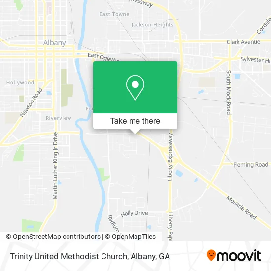 Trinity United Methodist Church map