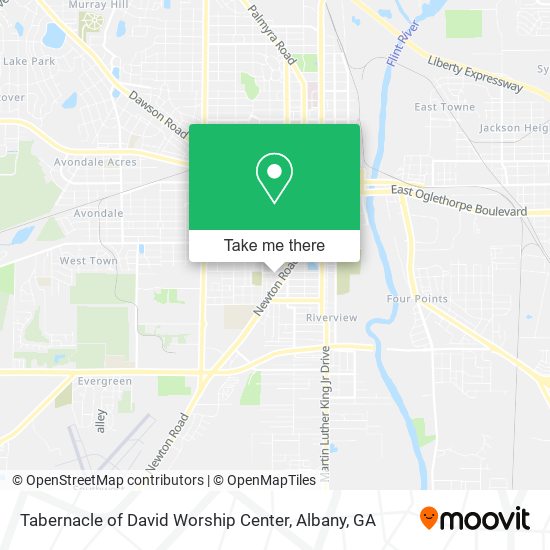 Mapa de Tabernacle of David Worship Center