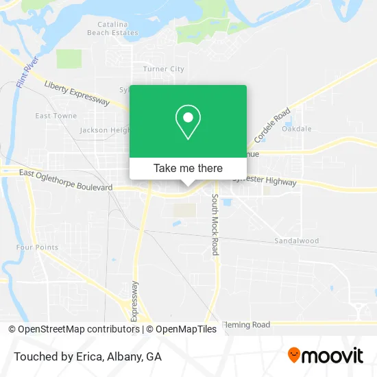 Touched by Erica map