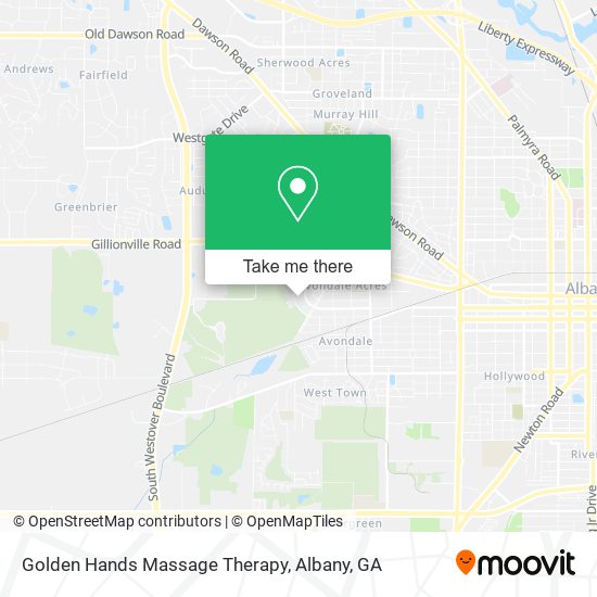 Golden Hands Massage Therapy map