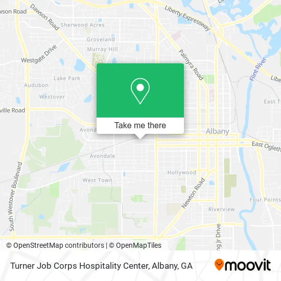 Turner Job Corps Hospitality Center map
