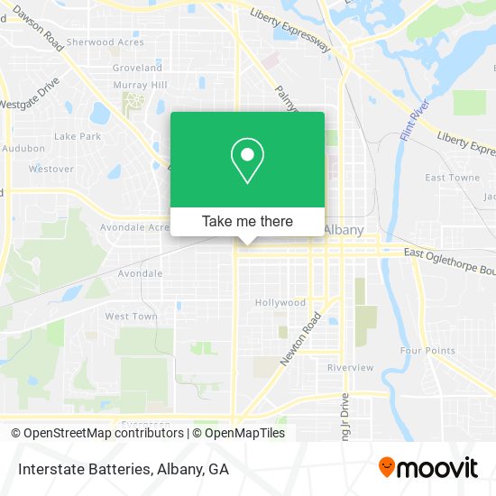 Interstate Batteries map