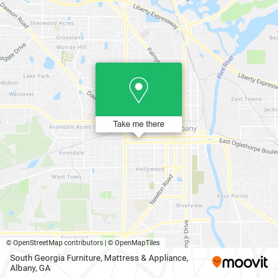 South Georgia Furniture, Mattress & Appliance map