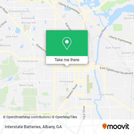 Interstate Batteries map