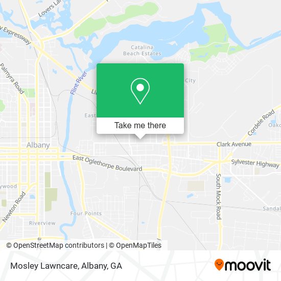 Mosley Lawncare map