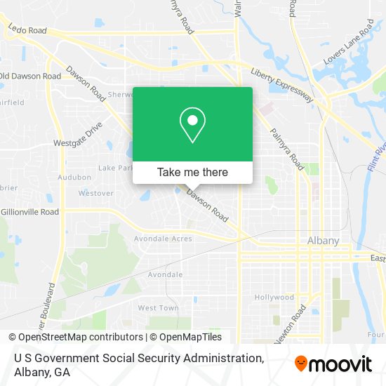 Mapa de U S Government Social Security Administration