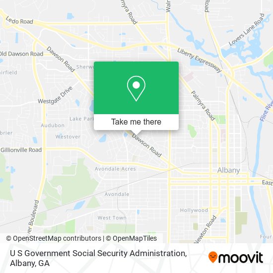 U S Government Social Security Administration map