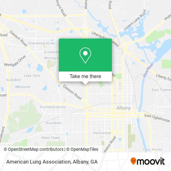 American Lung Association map