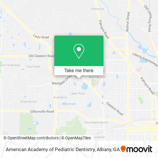 Mapa de American Academy of Pediatric Dentistry