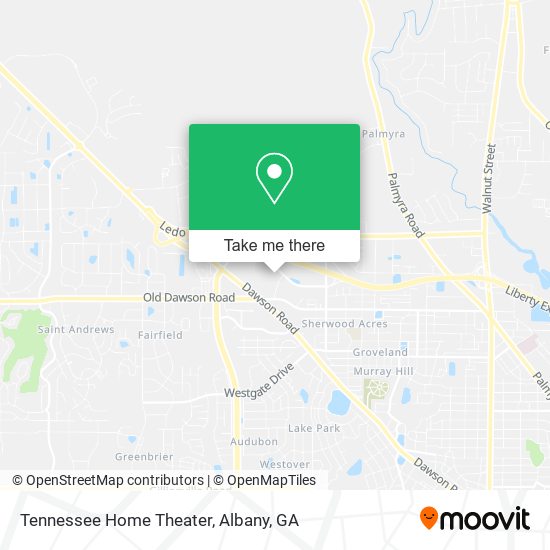 Tennessee Home Theater map