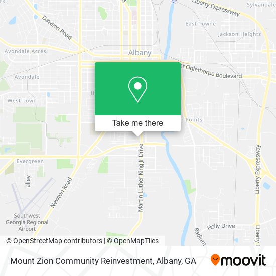 Mount Zion Community Reinvestment map