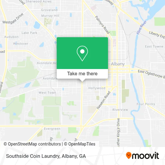 Mapa de Southside Coin Laundry