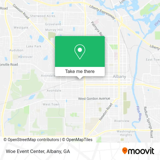 Woe Event Center map