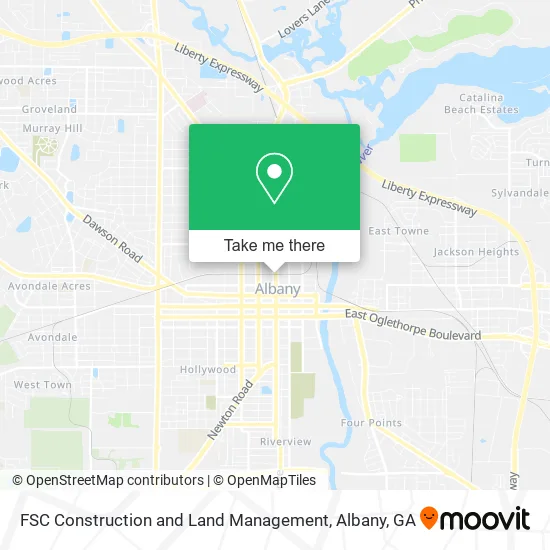 FSC Construction and Land Management map