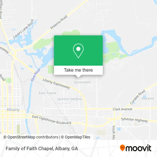 Family of Faith Chapel map