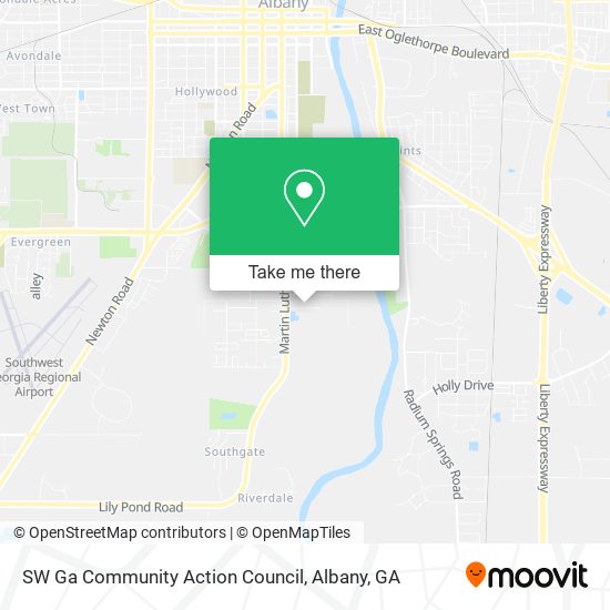 Mapa de SW Ga Community Action Council