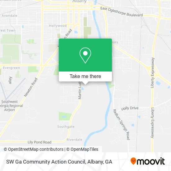 SW Ga Community Action Council map